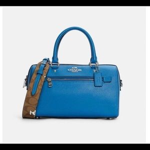 Coach X Peanuts Rowan Satchel with Snoopy Print